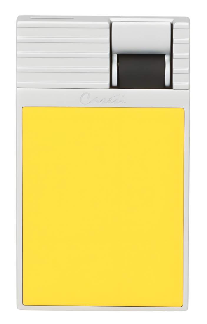 Produktbild: Caseti Paris Feuerzeug gelb Flat Jet Flamme vorne