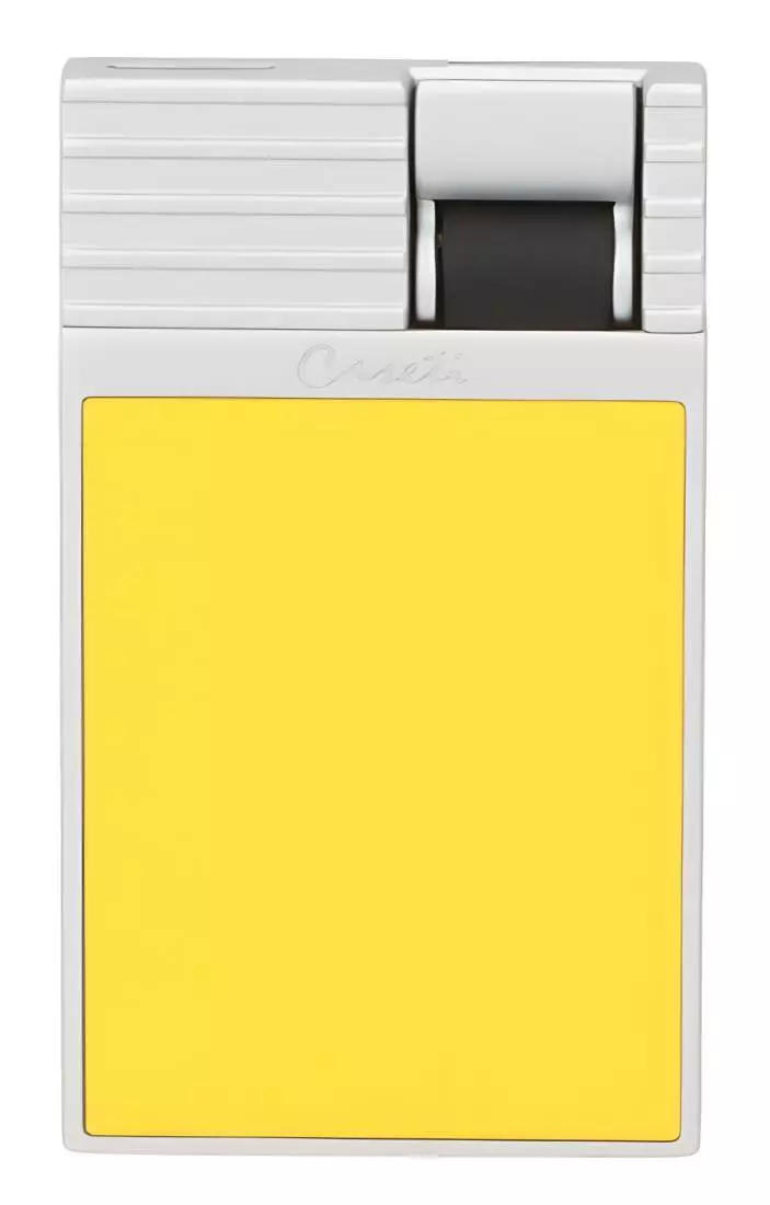 Produktbild: Caseti Paris Feuerzeug gelb Flat Jet Flamme vorne