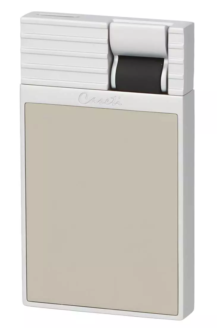 Produktbild: Caseti Paris Feuerzeug grau-beige Flat Jet Flamme