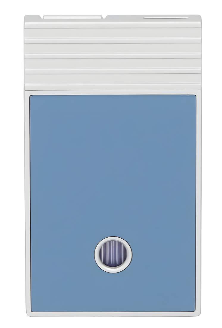 Produktbild: Caseti Paris Feuerzeug türkisblau Flat Jet Flamme hinten