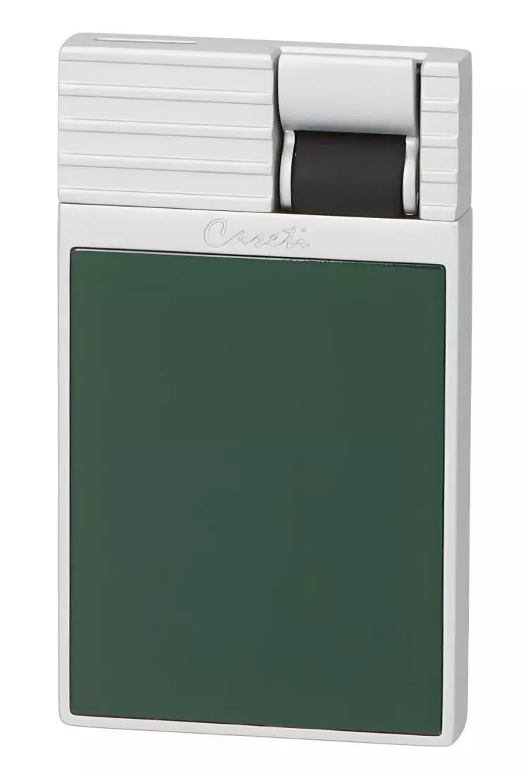 Produktbild: Caseti Paris Feuerzeug grün Flat Jet Flamme 281112