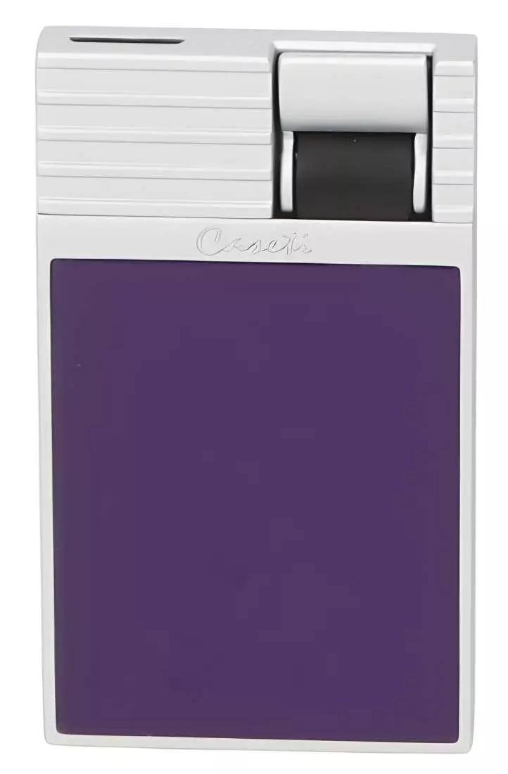 Produktbild: Caseti Paris Feuerzeug lila Flat Jet Flamme vorne