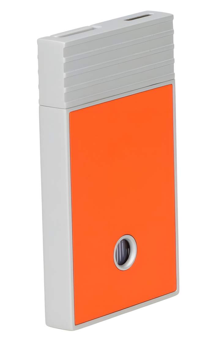 Produktbild: Caseti Paris Feuerzeug orange Flat Jet Flamme seitlich hinten