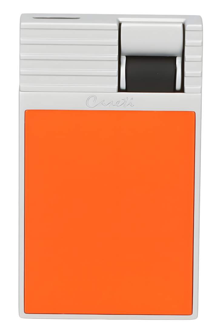 Produktbild: Caseti Paris Feuerzeug orange Flat Jet Flamme vorne