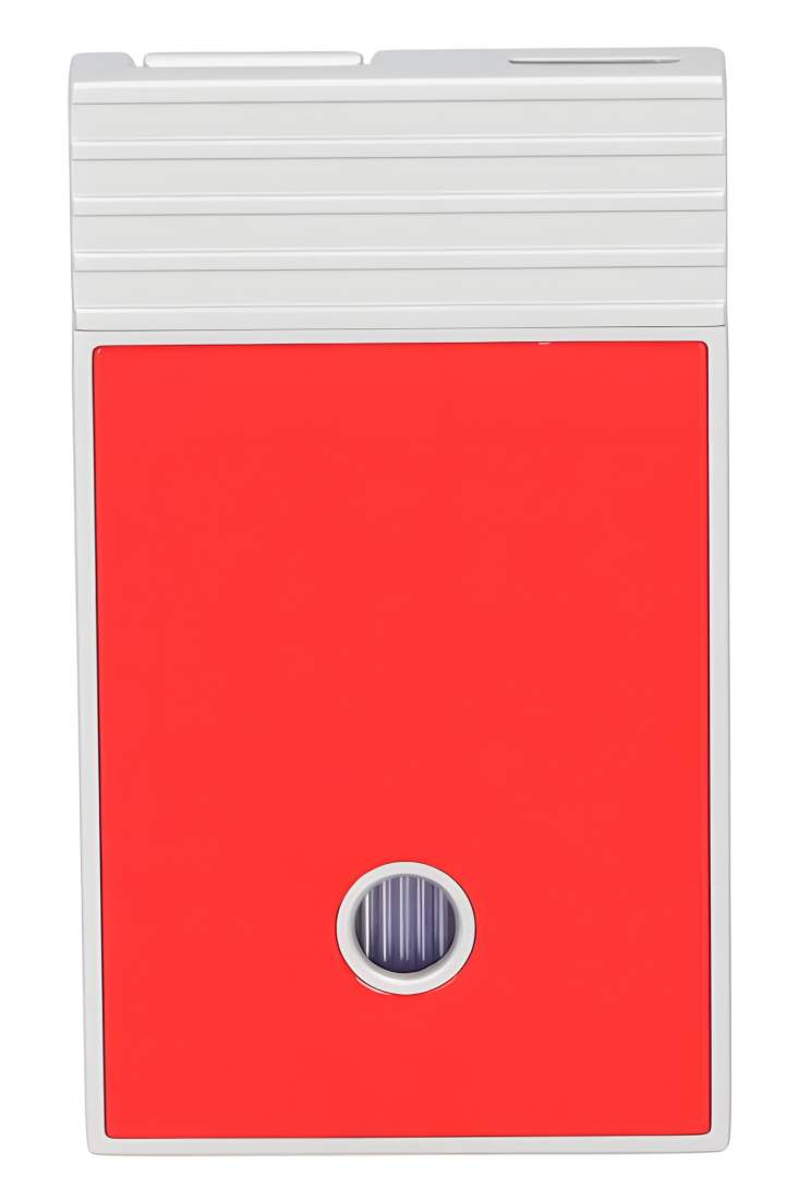 Produktbild: Caseti Paris Feuerzeug rot Flat Jet Flamme hinten