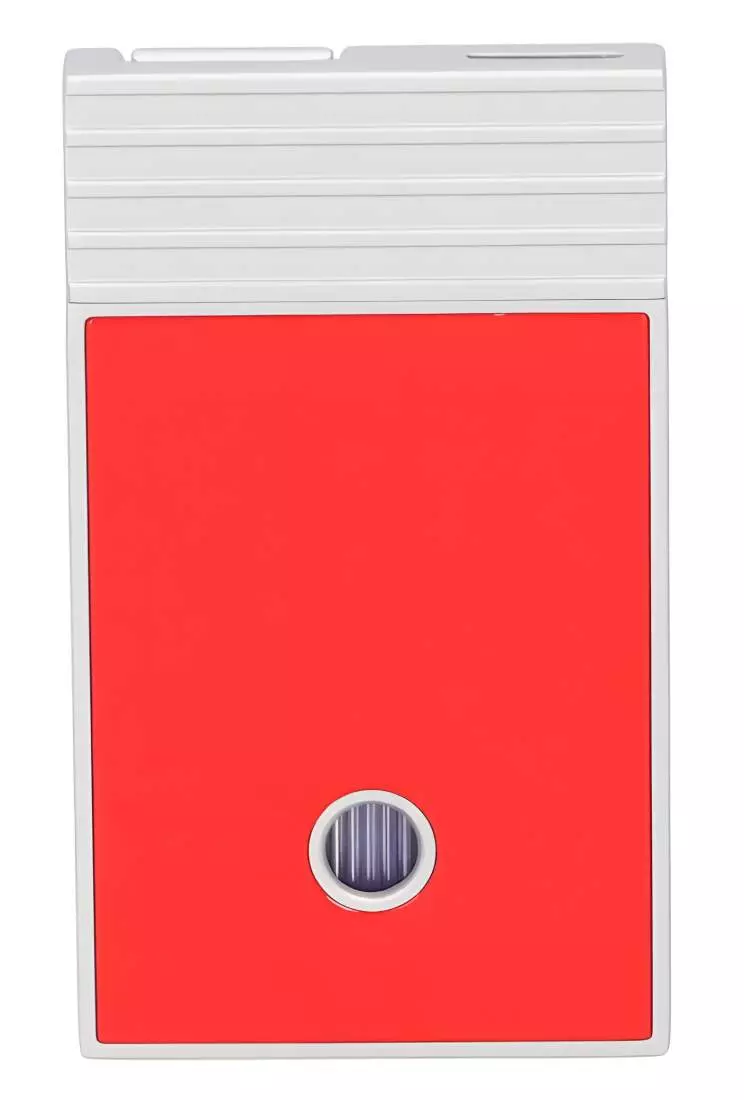 Produktbild: Caseti Paris Feuerzeug rot Flat Jet Flamme hinten