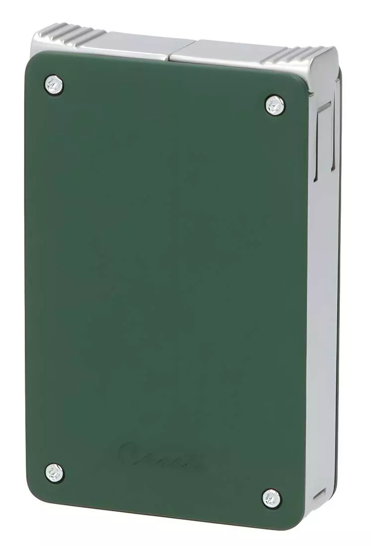 Produktbild: Caseti Paris Duo-Feuerzeug grün chrom