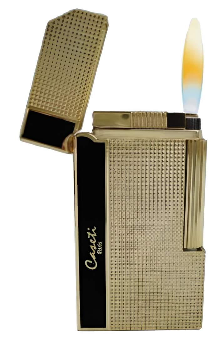Produktbild: Caseti Paris Feuerzeug Rom schwarz gold Caree