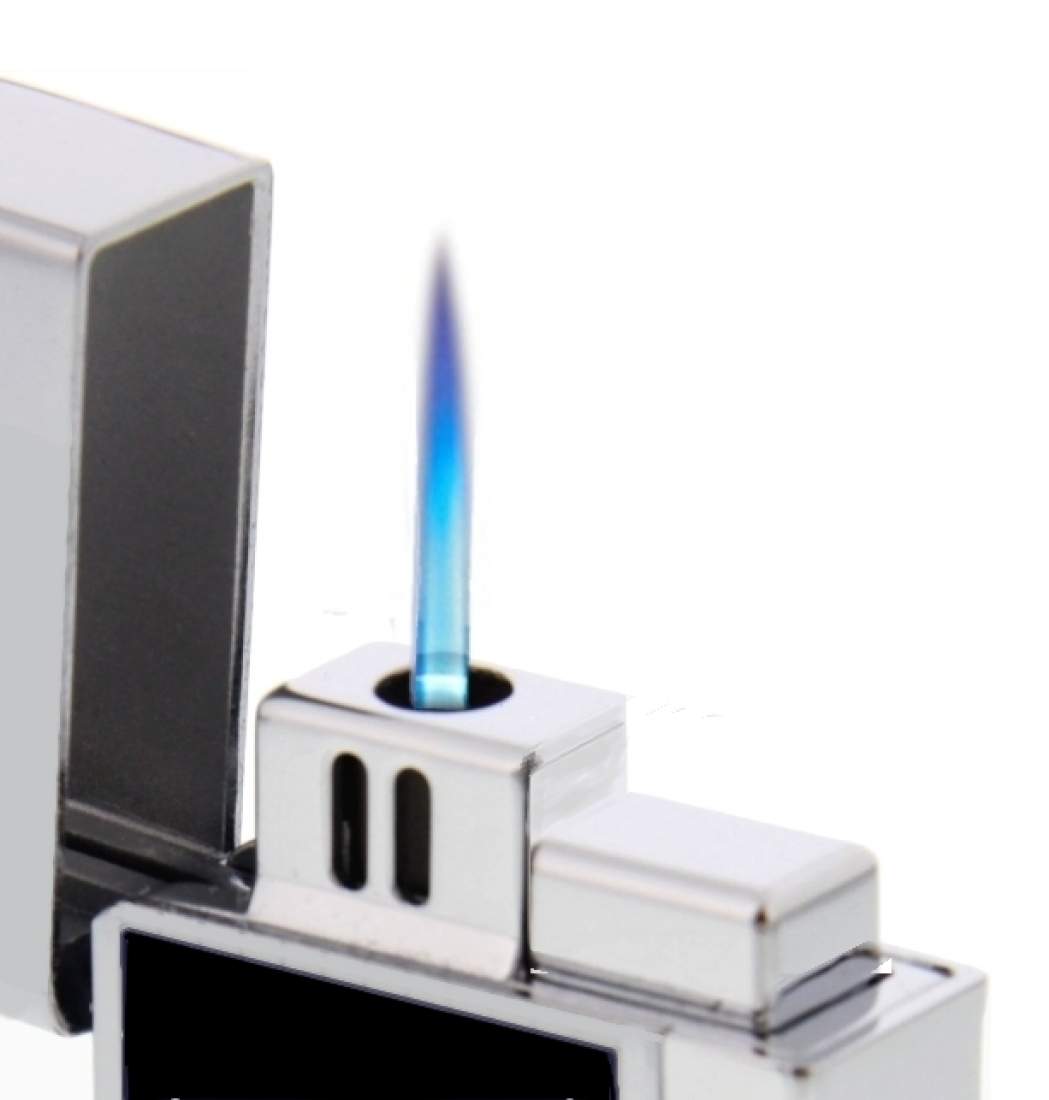 Produktbild: Caseti Paris Soleil Jet Feuerzeug chrom schwarz