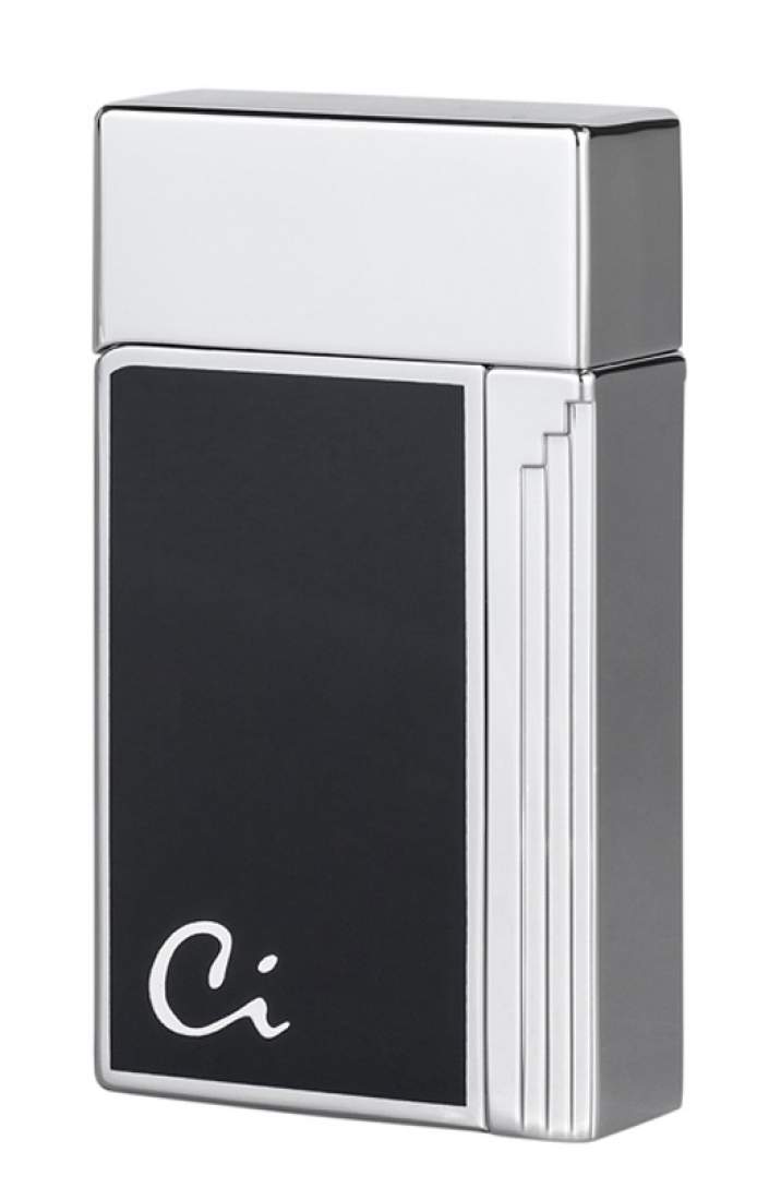 Produktbild: Caseti Paris Soleil Jet Feuerzeug chrom schwarz