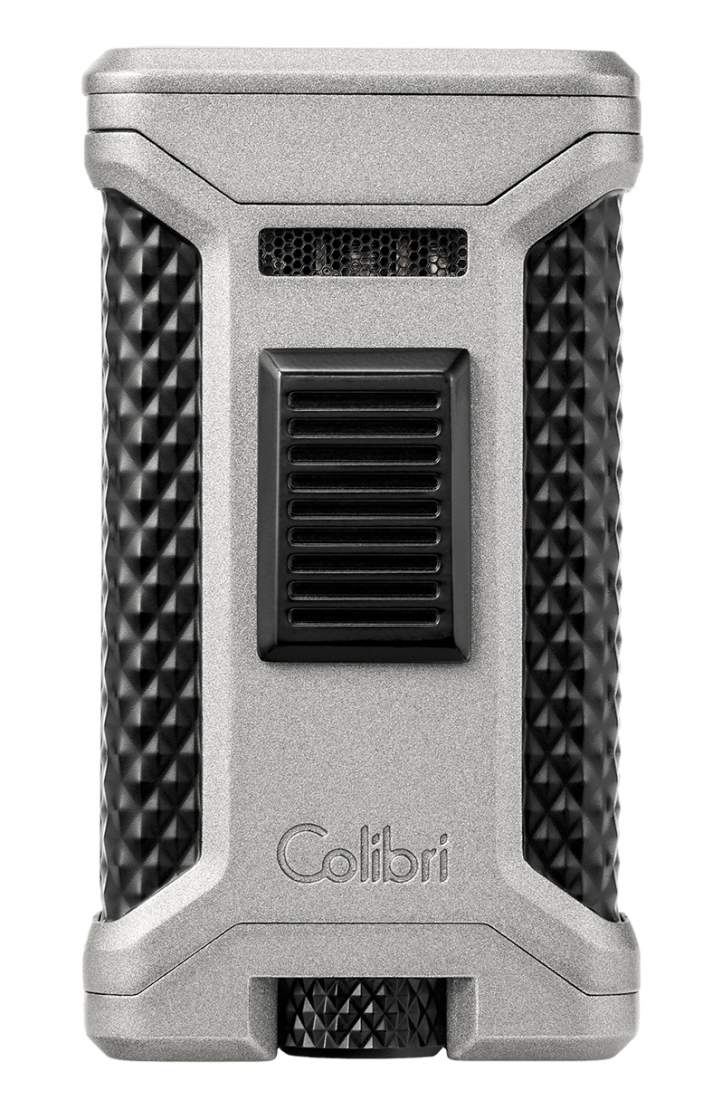 Produktbild: Colibri Ascari anthrazit schwarz Feuerzeug vorne