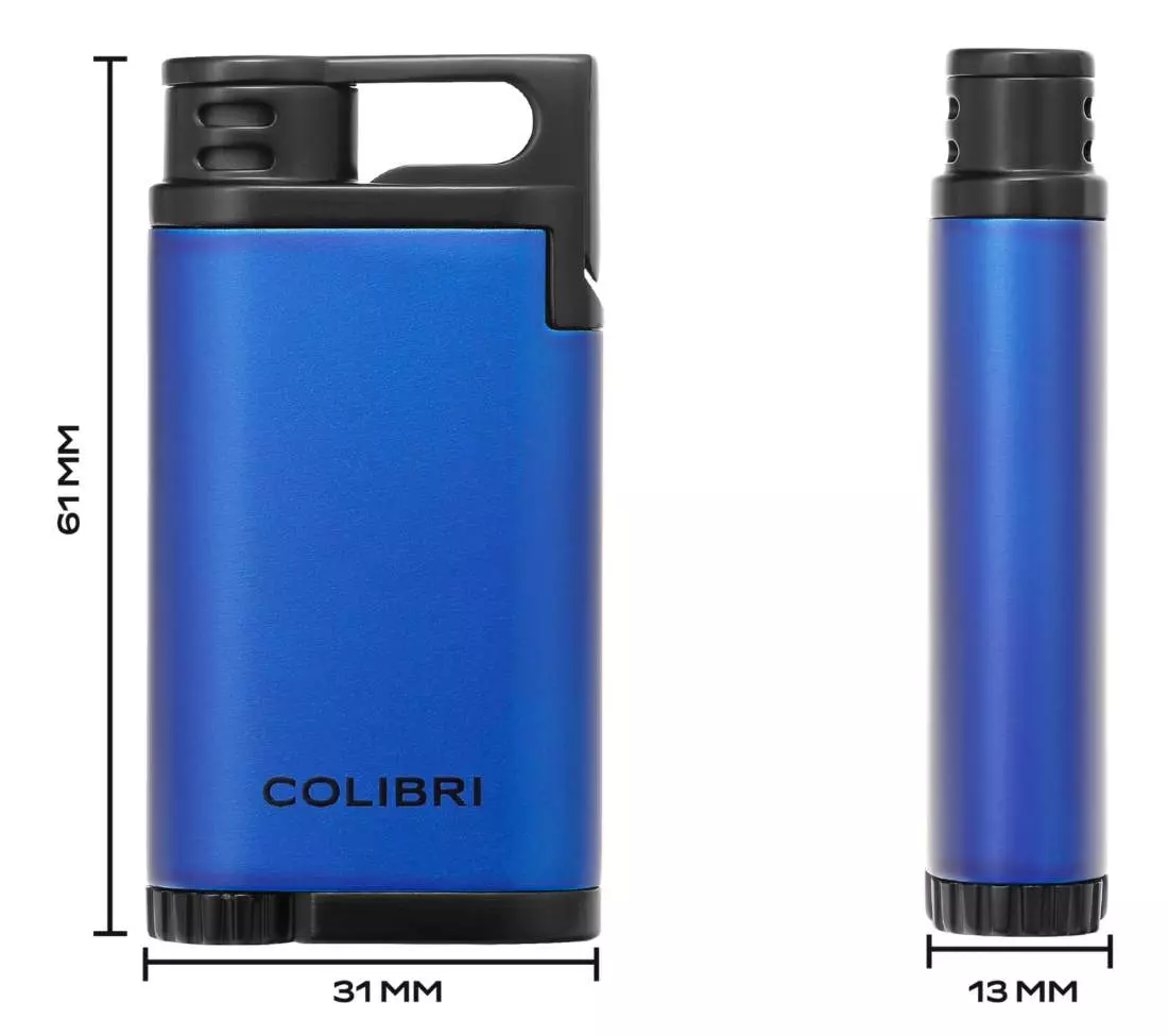 Produktbild: Colibri Belmont Feuerzeuge Abmessungen