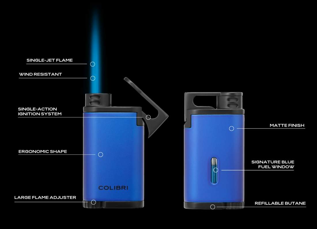 Produktbild: Colibri Belmont Feuerzeug Ausstattung