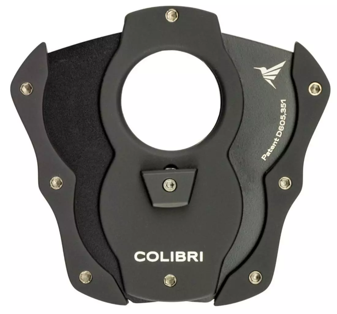Produktbild: Colibri Cut schwarz mit silikonbeschichteten Klingen offen
