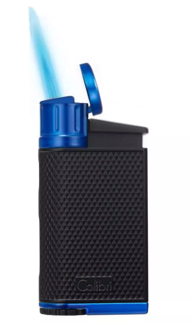 Produktbild: Colibri Evo schwarz blau Feuerzeug mit Flamme