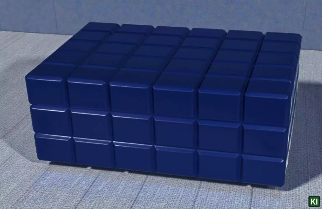 Produktbild: Colibri Humidor Heritage blau matt auf Tisch