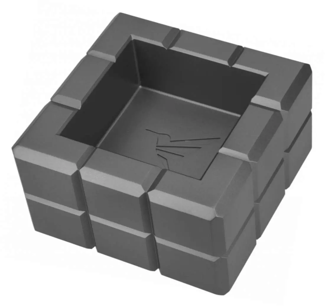 Produktbild: Colibri Heritage Cube anthrazit Zigarrenascher