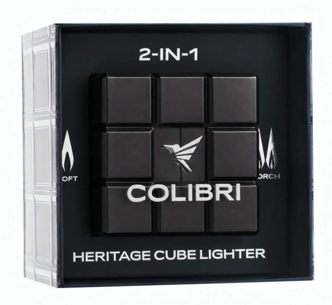 Produktbild: Colibri Heritage Cube schwarz Verpackung