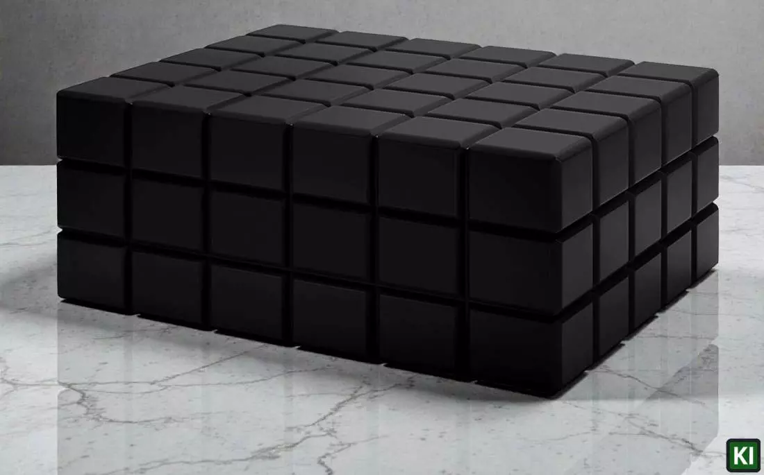 Produktbild: Colibri Humidor Heritage schwarz auf dem Tisch