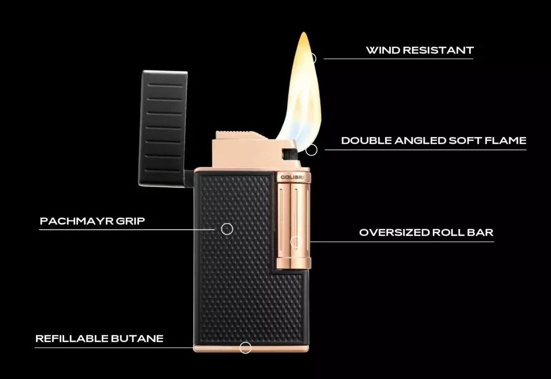 Produktbild: Colibri Feuerzeug Julius II marine