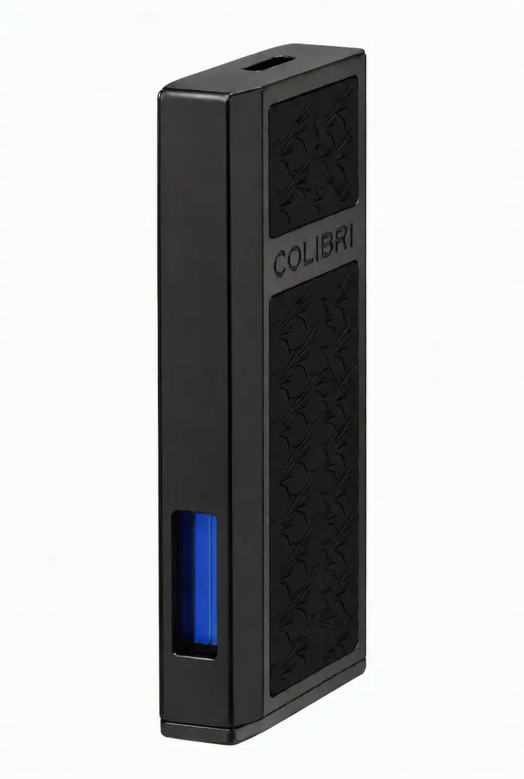 Produktbild: Colibri Mosaic Schwarz mit breiter Flat Flame Seitenansicht