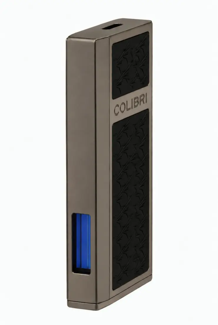 Produktbild: Colibri Mosaic Schwarz / Gun mit breiter Flat Flame Seitenansicht