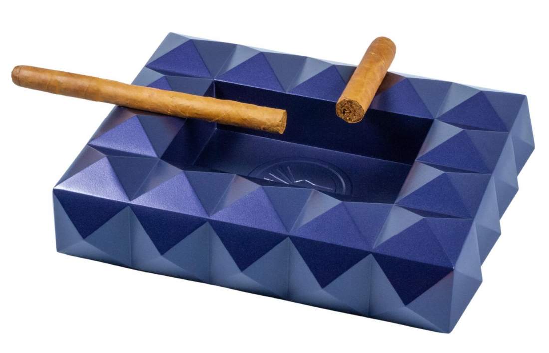 Produktbild: Colibri Quasar blau Zigarrenascher 3D Pyramiden