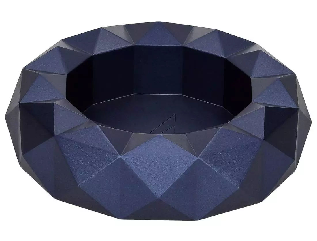 Produktbild: Colibri Quasar rund Marine blau Zigarrenascher