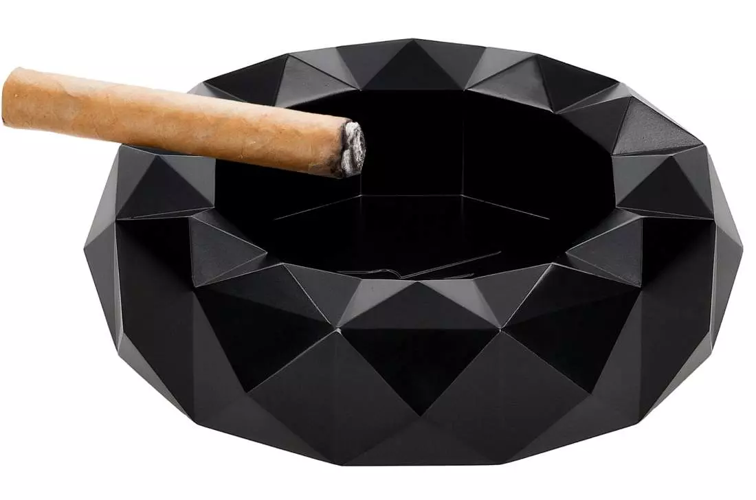 Produktbild: Colibri Quasar rund schwarz mit Zigarre