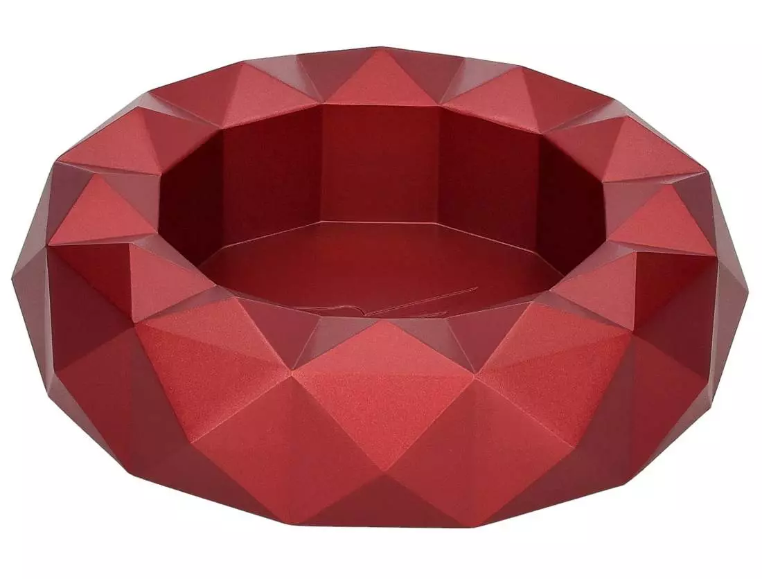 Produktbild: Colibri Quasar rund rot Zigarrenascher