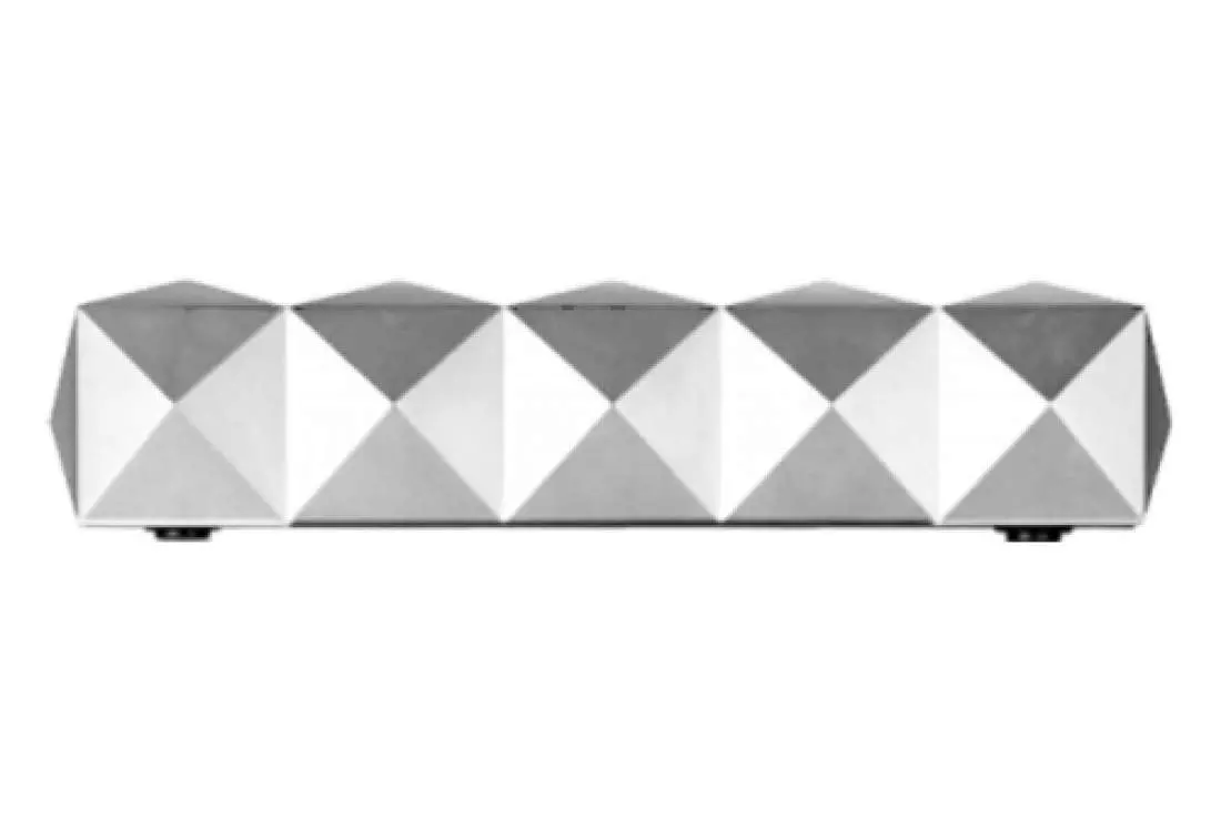 Produktbild: Colibri Quasar silber Zigarrenascher 3D Pyramiden