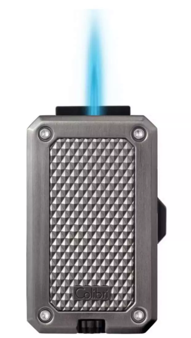 Artikelbild: Colibri Rally gunmetal Feuerzeug mit Flamme Produktbild: Colibri Rally gunmetal Feuerzeug mit Flamme