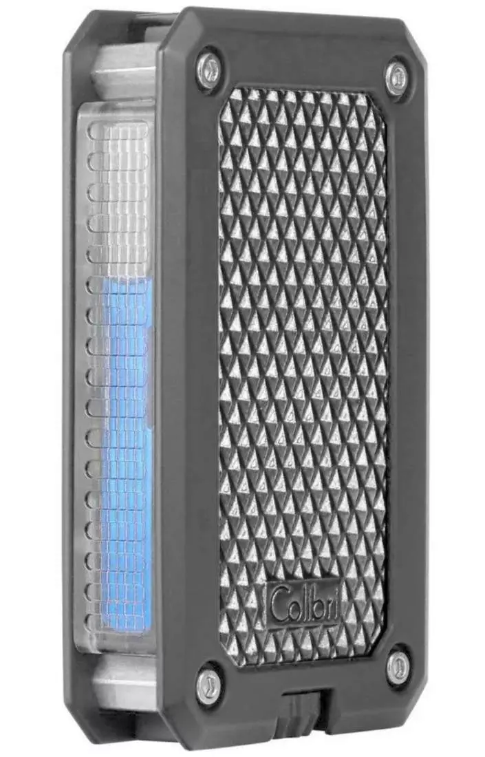 Artikelbild: Colibri Rally gunmetal Feuerzeug seitlich Produktbild: Colibri Rally gunmetal Feuerzeug seitlich