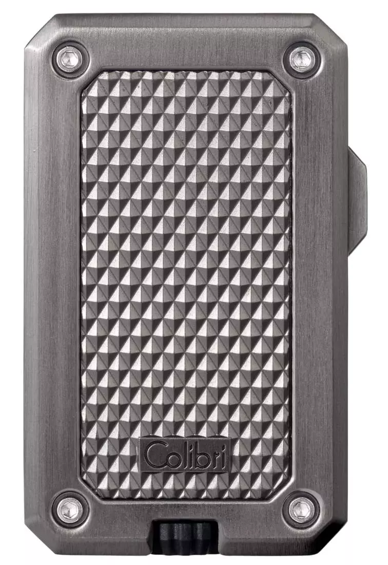 Artikelbild: Colibri Rally gunmetal Feuerzeug vorne Produktbild: Colibri Rally gunmetal Feuerzeug vorne