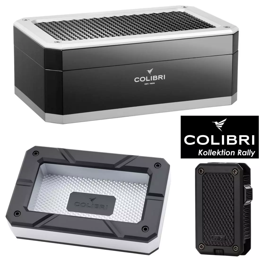 Produktbild: Colibri Rally Kollektion schwarz silber