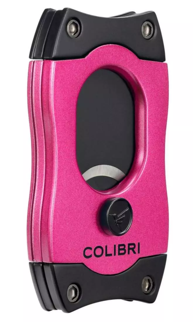 Produktbild: Colibri S-Cut II pink Zigarrencutter seitlich