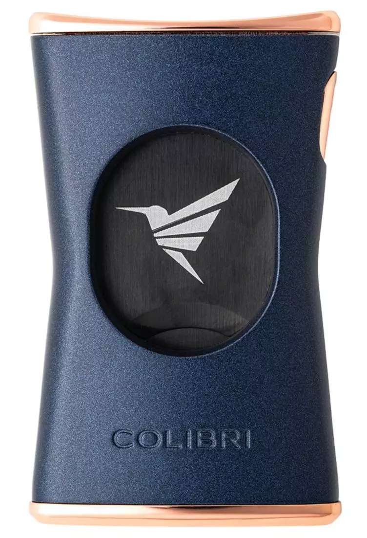 Produktbild: Colibri Slim Cut marine-blau gold Zigarrencutter