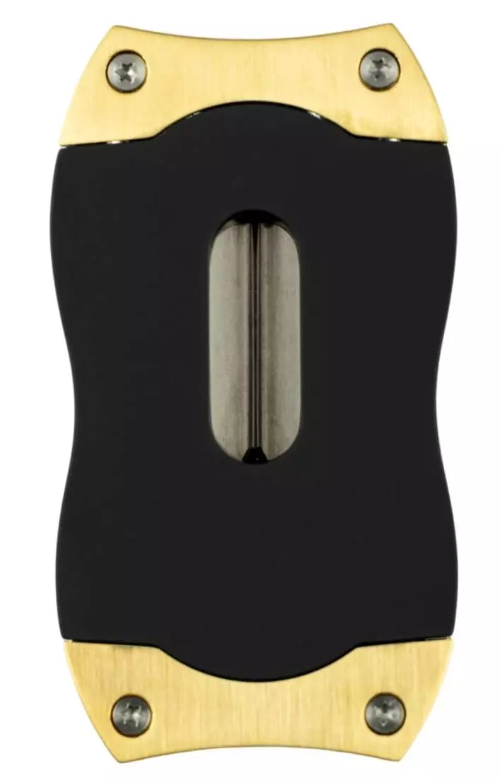 Produktbild: Colibri V-Cut schwarz-gold hinten