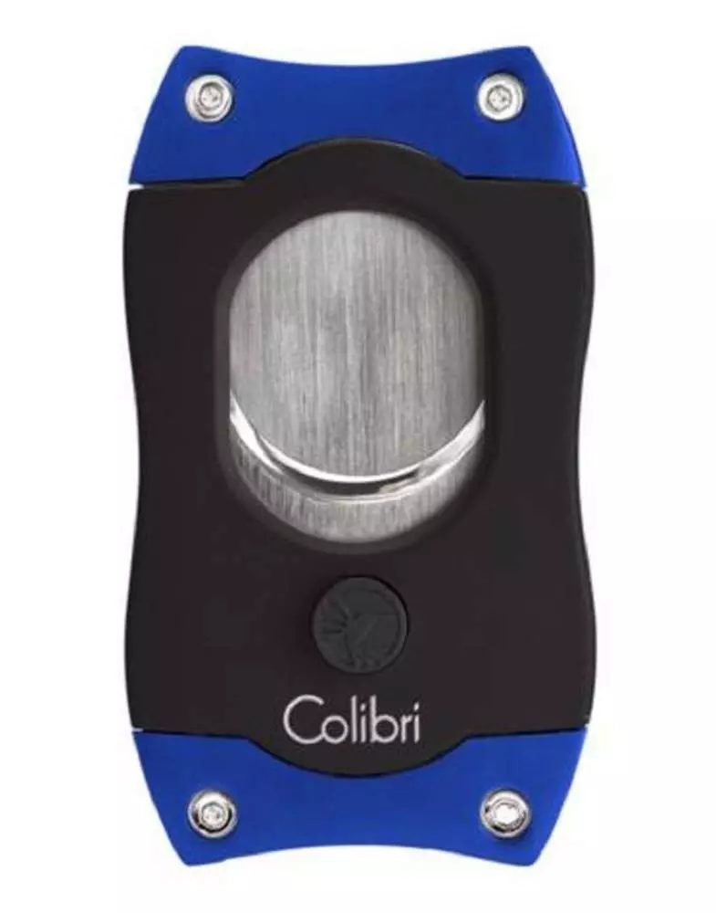 Colibri S-Cut Zigarrencutter schwarz - blau 26mm Schnitt