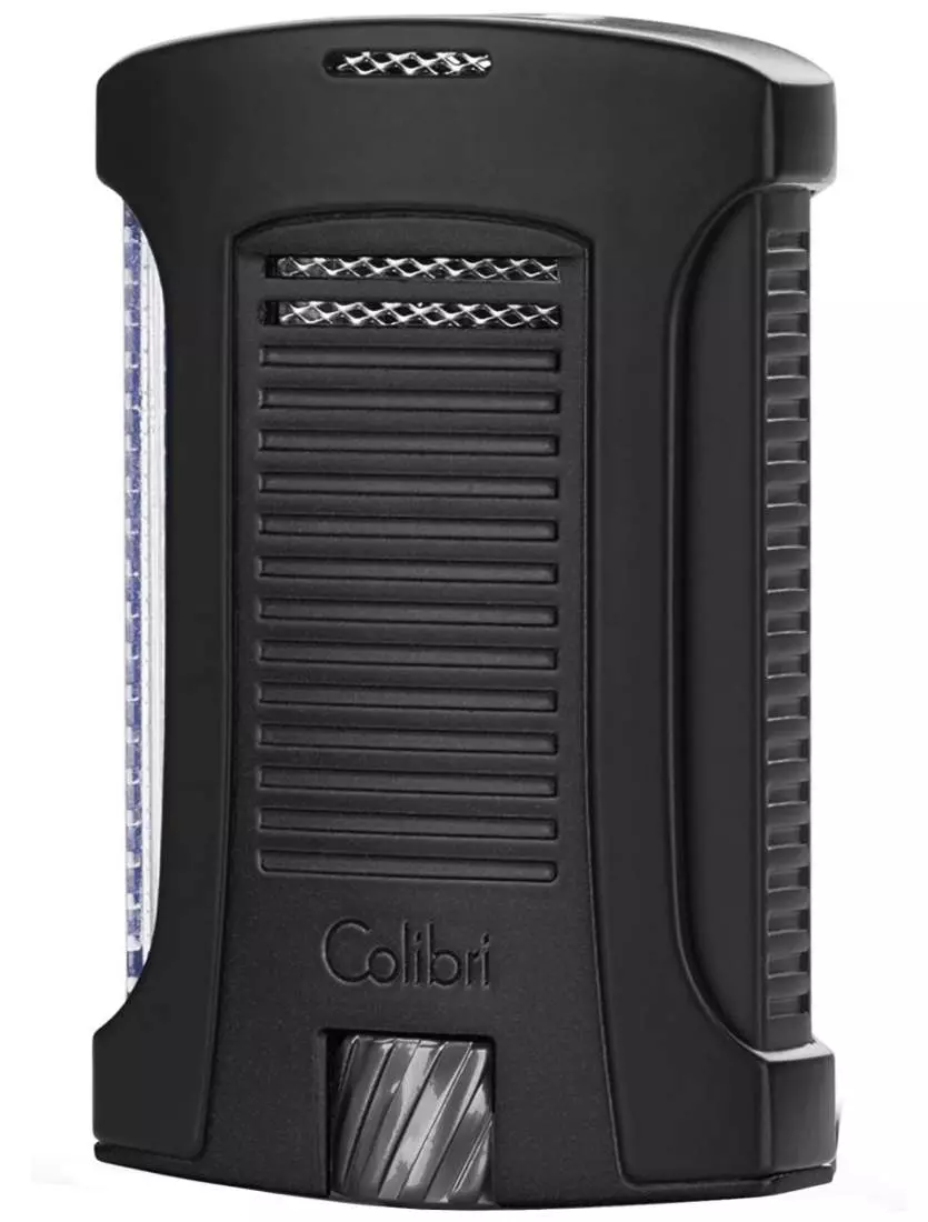Artikelbild: Colibri Daytona II schwarz Feuerzeug seitlich Produktbild: Colibri Daytona II schwarz Feuerzeug seitlich