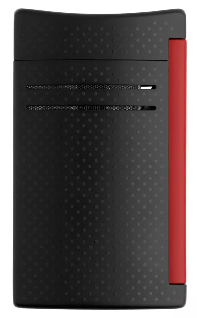 Produktbild: S.T. Dupont MaxiJet Feuerzeug schwarz - rot vorne