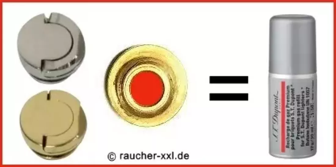 Artikelbild: S.T. Dupont Gas Dose rot 30ml Produktbild: S.T. Dupont Gas Dose rot 30ml