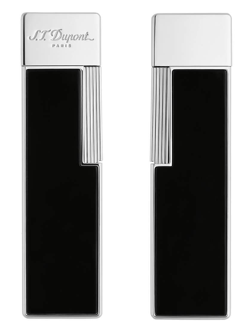 Produktbild: S.T. Dupont Twiggy Feuerzeug schwarz chrom