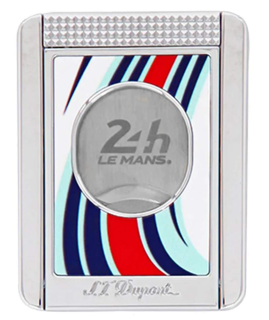 Produktbild: S.T. Dupont Zigarrencutter Le Mans weiss blau rot chrom