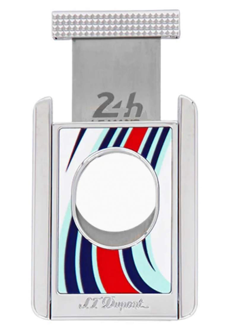 Produktbild: S.T. Dupont Zigarrencutter Le Mans weiss blau rot chrom
