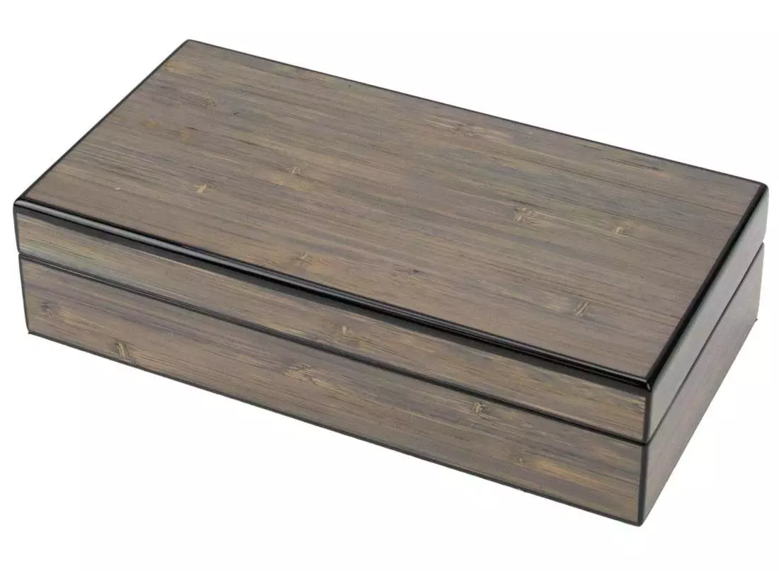Produktbild: Mini Humidor Bambusdekor glänzend