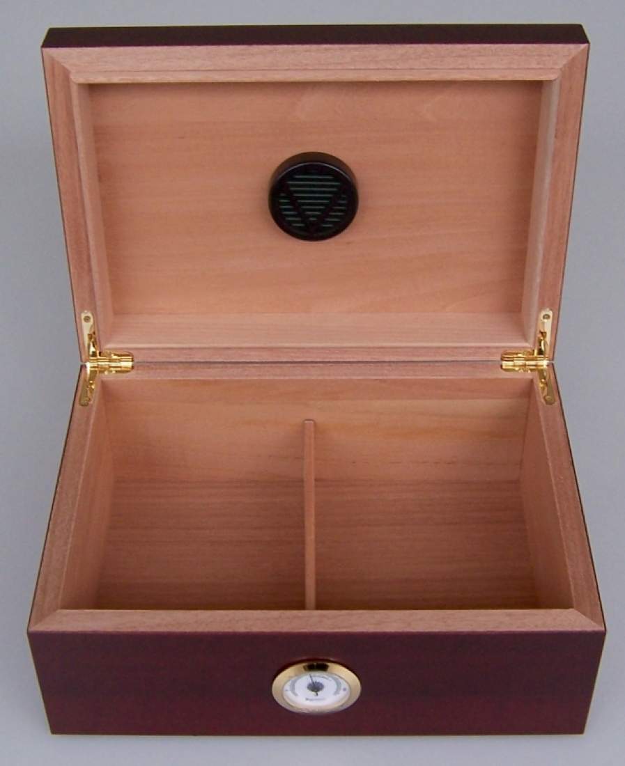 Produktbild: Angelo Humidor Rosenholz-Design offen