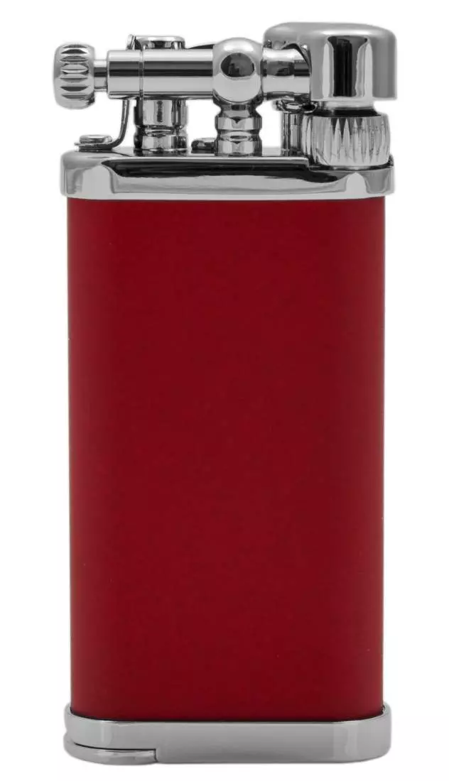 Produktbild: IM Corona Old Boy Pfeifenfeuerzeug chrom rot 64-3106