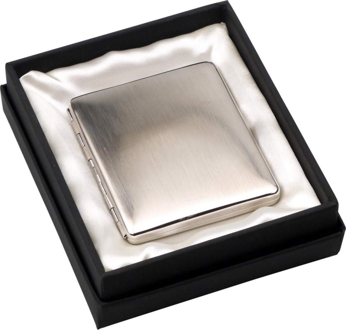 Produktbild: Zigarettenetui Jean Claude Nickel gebürstet 9er