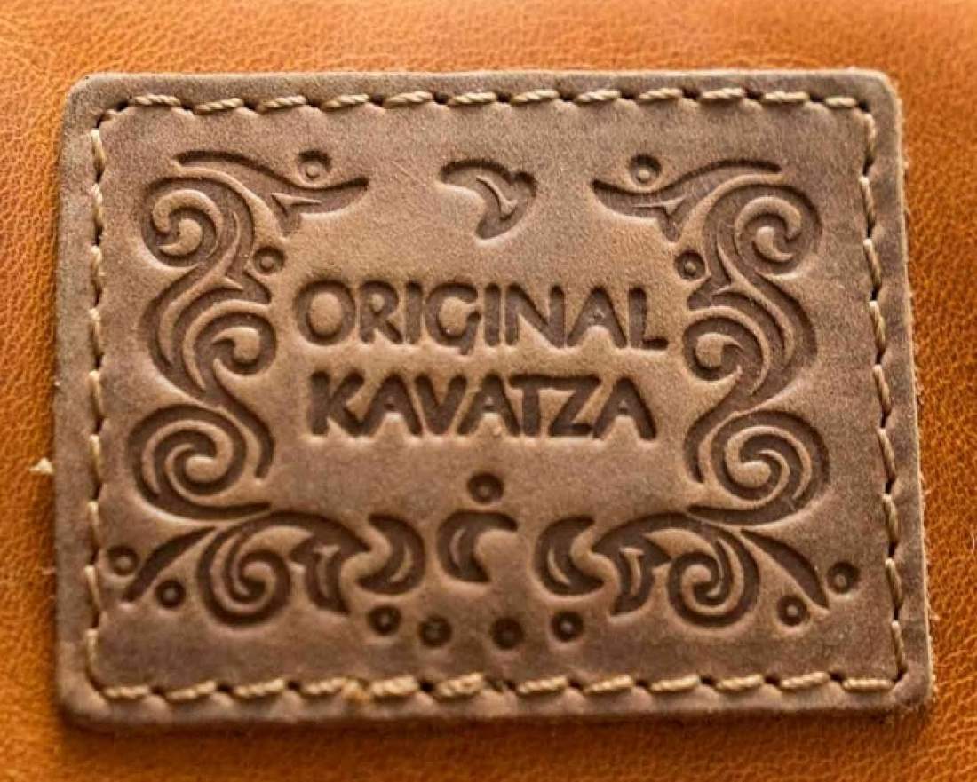 Produktbild: Kavatza Tabba Deluxe Leder braun Tabaktasche Drehertasche Tabakbeutel
